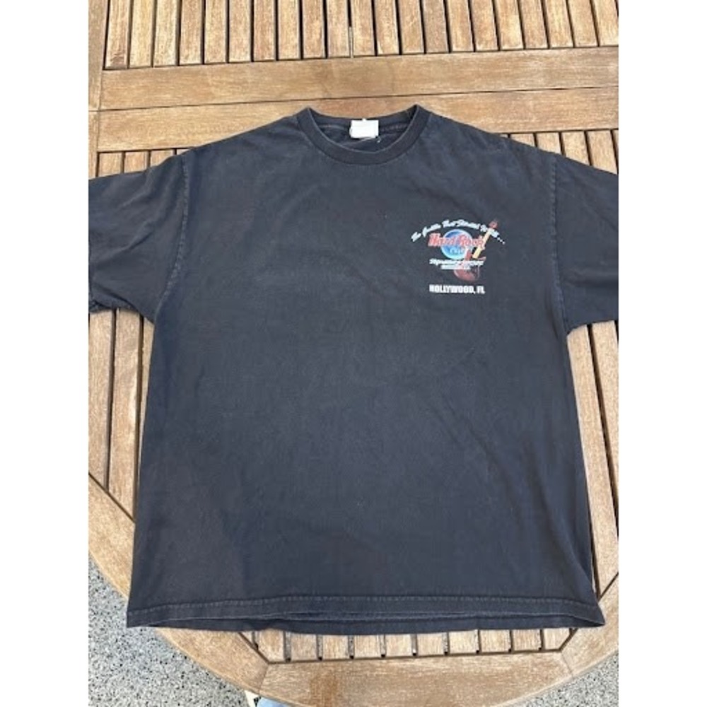 Vintage Hard Rock Cafe Hollywood FL Eric Clapton Signature Series T-Shirt XL